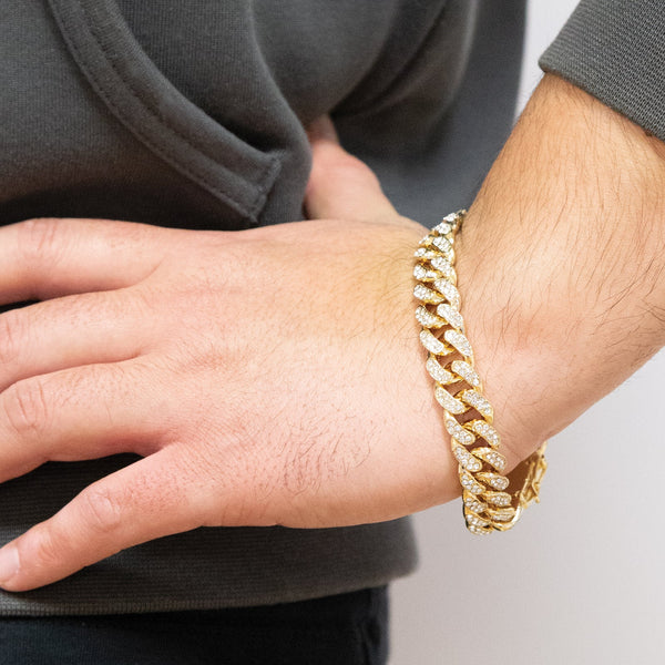 JOY JEWELRY - Gold Cuban Bracelet GCCB02