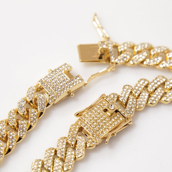 JOY JEWELRY - Gold Cuban Bracelet GCCB02