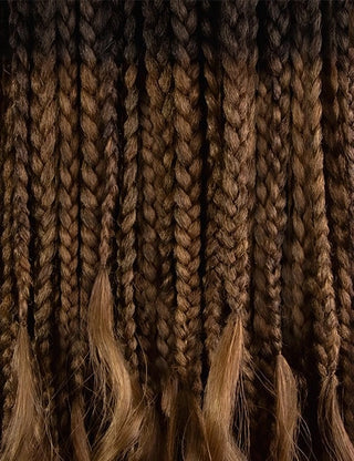 OUTRE - 100% FHT WHOLE LACE WIG - BOHO MERMAID BOX BRAID 32"