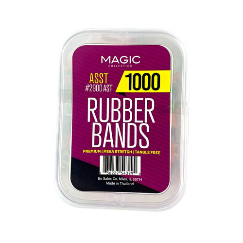MAGIC COLLECTION - Rubber Bands 1000PC ASSORTED