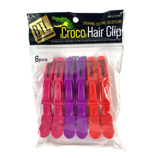 BTL - Croco Hair Clip ASSORTED