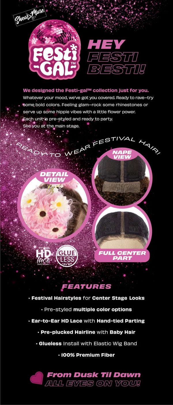SENSATIONNEL - FESTI-GAL BY SHEAR MUSE WIG 