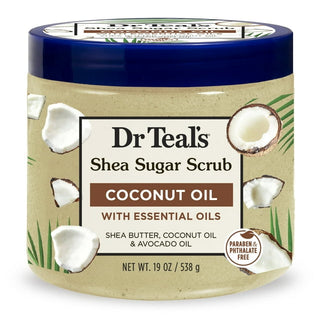 DR. TEALS - Shea Sugar Body Scrub Coconut Oil with Essential Oils