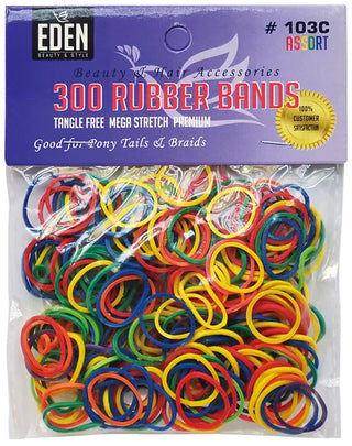 EDEN COLLECTION - Rubber Bands 300 Assorted
