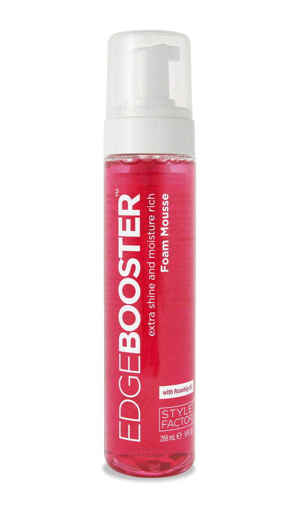 STYLE FACTOR - EDGE BOOSTER Extra Shine and Moisture Rich Foam Mousse With ROSEHIP OIL