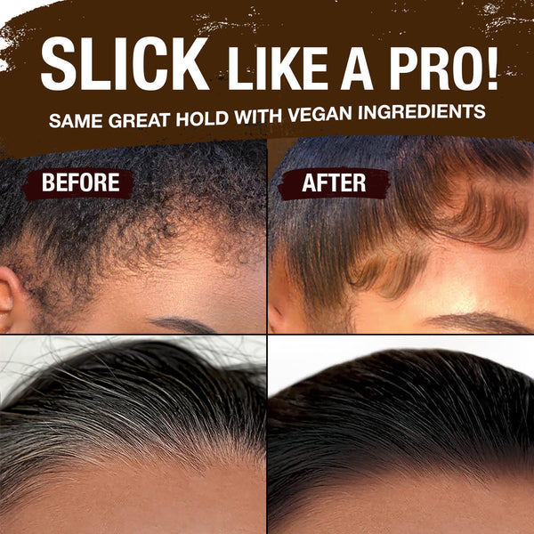 EBIN - 24 HOUR EDGE TAMER VEGAN HAIR SLEEK STICK - JET BLACK