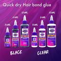EBIN - WONDER WEAVE BOND HAIR BOND GLUE - BLACK