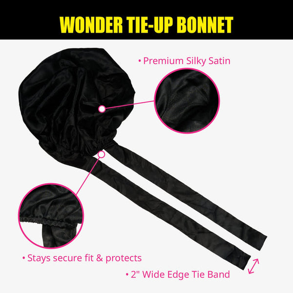 EBIN - WONDER WIG SOLUTION TIE UP BONNET EXTRA JUMBO