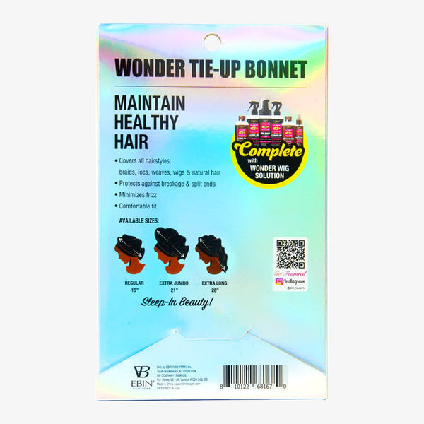 EBIN - WONDER WIG SOLUTION TIE UP BONNET EXTRA LONG