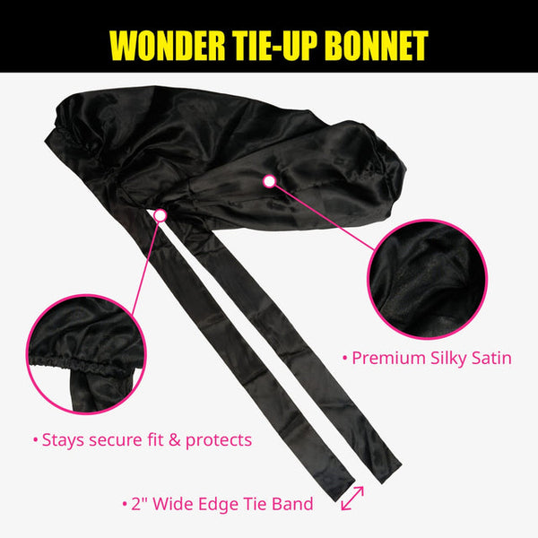 EBIN - WONDER WIG SOLUTION TIE UP BONNET EXTRA LONG