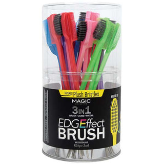 MAGIC COLLECTION - 3-IN-1 EDGEFFECT BRUSH PLUSH BRISTLES 1PC
