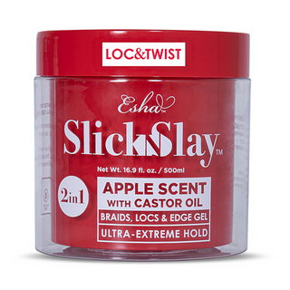 ESHA - Slick N Slay 2-IN-1 Braid & Edge Gel - APPLE & CASTOR OIL