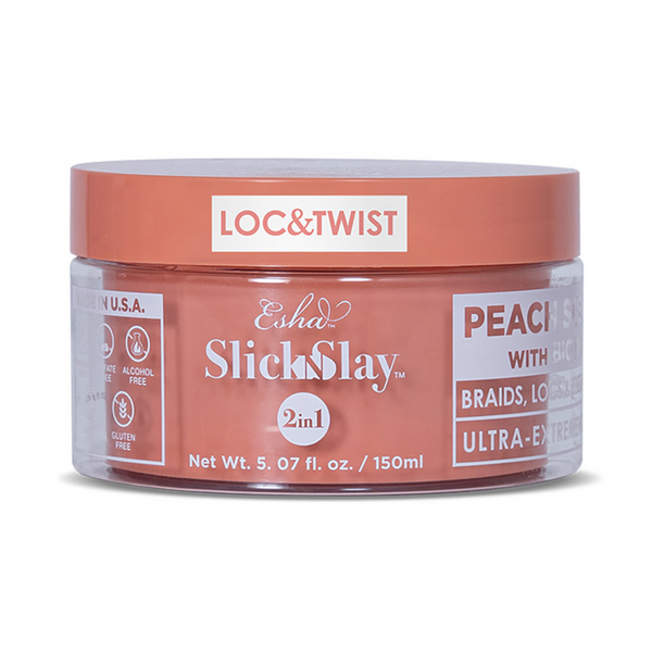 ESHA - Slick N Slay 2-IN-1 Braid & Edge Gel - PEACH & BIOTIN