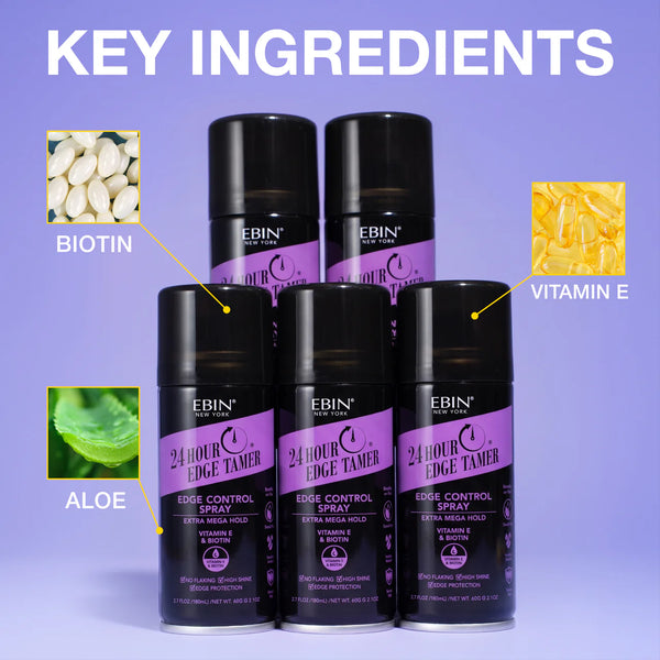 EBIN - 24HR EDGE TAMER EDGE CONTROL SPRAY - EXTRA MEGA HOLD