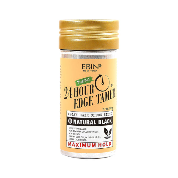 EBIN - 24 HOUR EDGE TAMER VEGAN HAIR SLEEK STICK - NATURAL BLACK