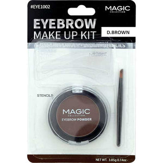 MAGIC COLLECTION - EYEBROW MAKE UP KIT DARK BROWN