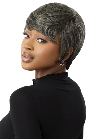 OUTRE - FAB & FLY FULL CAP WIG GRAY GLAMOUR- HH - CELIA