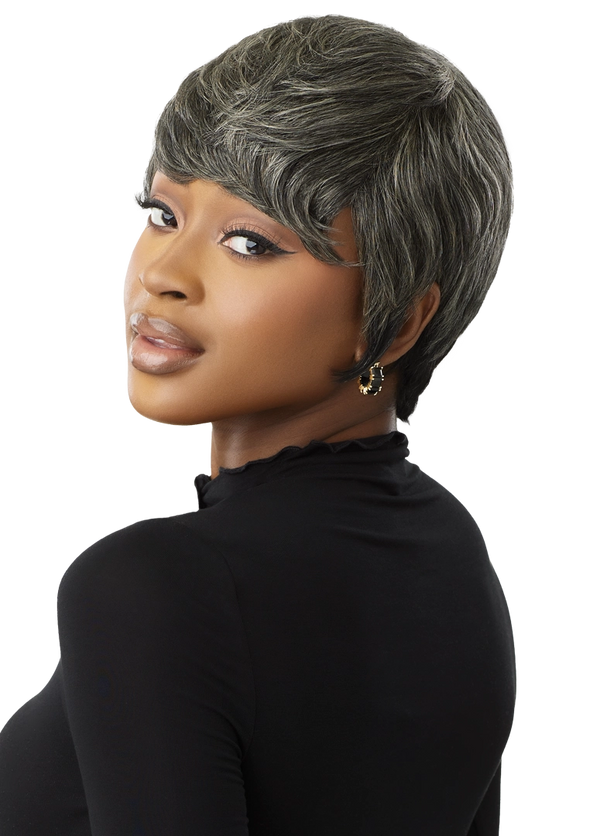 OUTRE - FAB & FLY FULL CAP WIG GRAY GLAMOUR- HH - CELIA