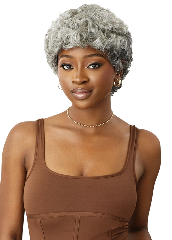 OUTRE - FAB & FLY FULL CAP WIG GRAY GLAMOUR - HH - EMIR