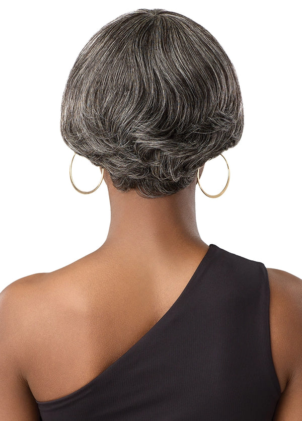 OUTRE - FAB & FLY FULL CAP WIG GRAY GLAMOUR - HH - MIKAH
