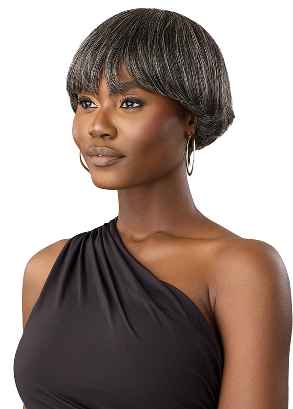 OUTRE - FAB & FLY FULL CAP WIG GRAY GLAMOUR - HH - MIKAH