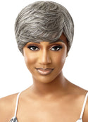 OUTRE - FAB & FLY FULL CAP WIG GRAY GLAMOUR - HH - ASHA