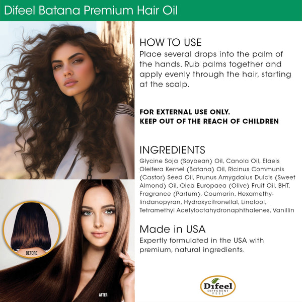 Difeel - Batana Premium Hair Oil