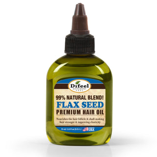 Difeel - Premium Natural Hair Oil - Flax Seed Hair Oil