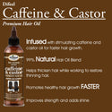 Difeel - DIFEEL 99% PREMIUM NATURAL HAIR OIL BLEND- CAFFEINE & CASTOR FASTER HAIR GROWTH HAIR OIL