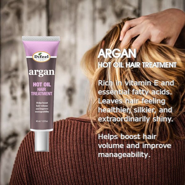 Difeel - HOT OIL HAIR TREATMENT WITH ARGAN OIL