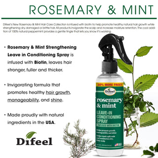 DIFEEL - Rosemary & Mint Biotin Strenghtening Leave-In Conditioning Spray