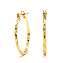 JOY JEWELRY - Gold Premium Hoop Earrings GDP12