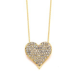 JOY JEWELRY - Gold Heart Pendant Necklace (GN142)