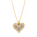 JOY JEWELRY - Gold Heart Pendant Necklace GN145