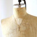 JOY JEWELRY - Gold Large Key Pendant Necklace GN149
