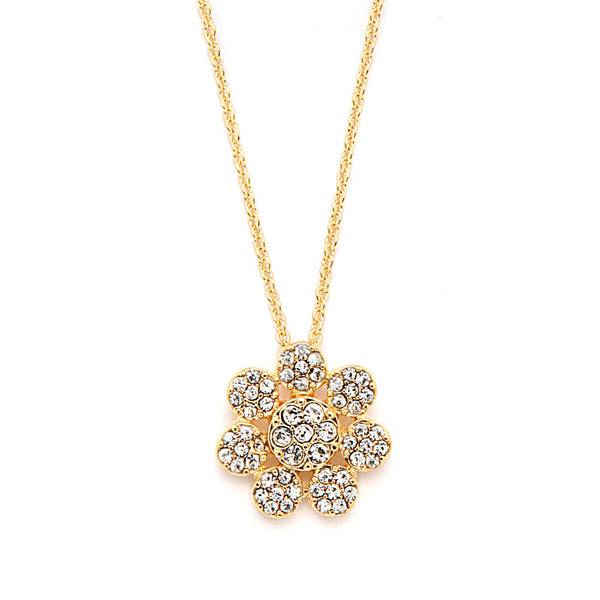 JOY JEWELRY - Gold Flower Pendant Necklace GN152