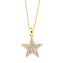 JOY JEWELRY - Gold Small Star Pendant Necklace GN161