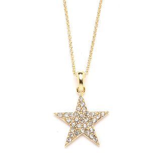 JOY JEWELRY - Gold Small Star Pendant Necklace GN161