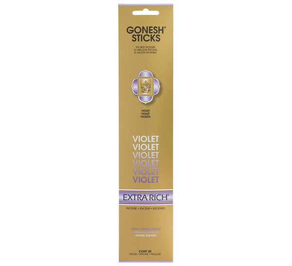 GONESH STICKS - Incense Perfumes Of Extra Rich: VIOLET