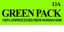 GREEN PACK - 13A Unprocessed Remi Hair LOOSE WAVE (HUMAN)