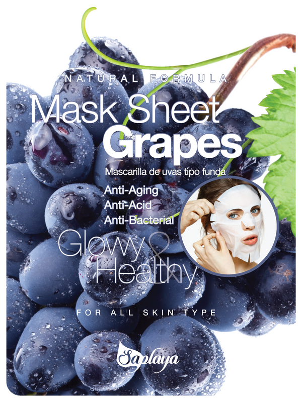 SAPLAYA - GLOW MASK SHEET GRAPES