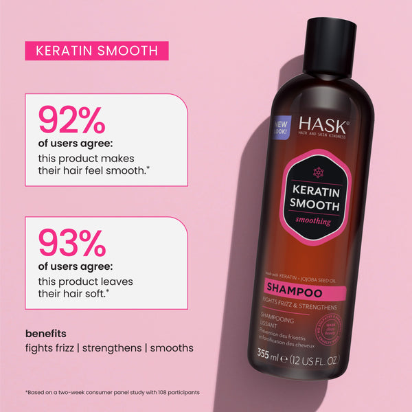HASK - Keratin Smooth smoothing  Shampoo