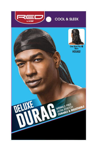 KISS - RED DELUXE DURAG BLACK