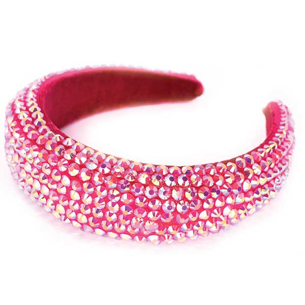 MAGIC COLLECTION - Head Band Stone HOT PINK #HHH500-3HPI