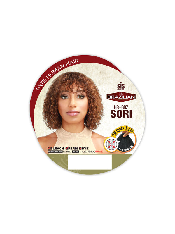 SISTER WIG - 100% HUMAH HAIR WIG HR-BRZ SORI