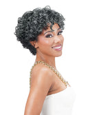 SISTER WIG - Ms. Wisdom 100% Human Salt & Pepper Wig HR-ISABEL