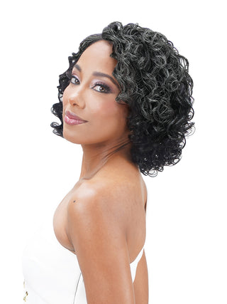 SISTER WIG - Ms. Wisdom 100% Human Salt & Pepper Wig HR-PART LELISE