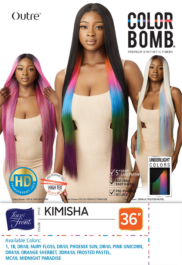 OUTRE - LACE FRONT WIG - COLORBOMB - KIMISHA - HT