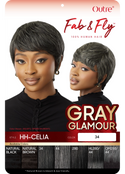 OUTRE - FAB & FLY FULL CAP WIG GRAY GLAMOUR- HH - CELIA