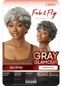 OUTRE - FAB & FLY FULL CAP WIG GRAY GLAMOUR - HH - EMIR